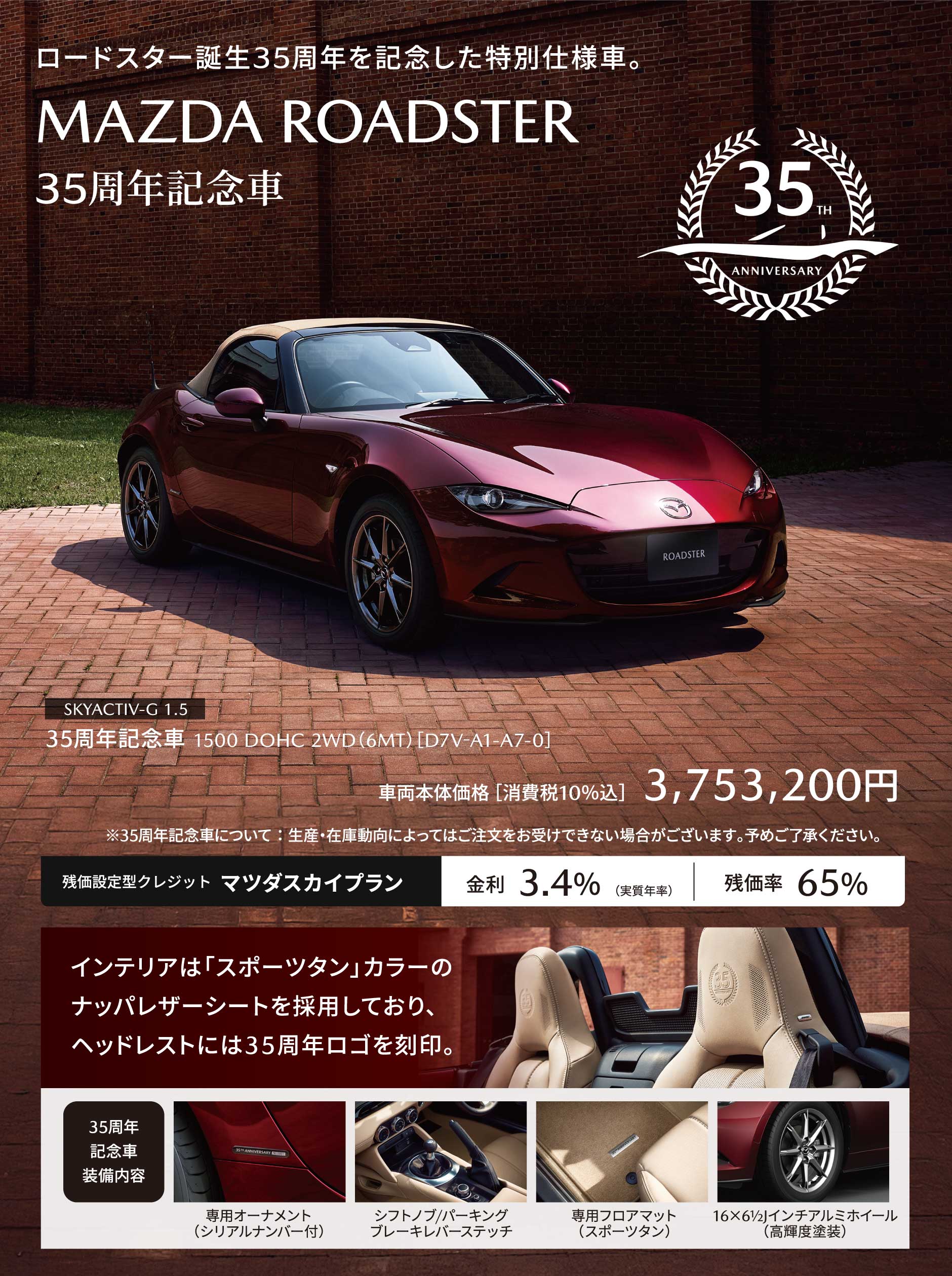 MAZDA ROADSTER 35周年記念車