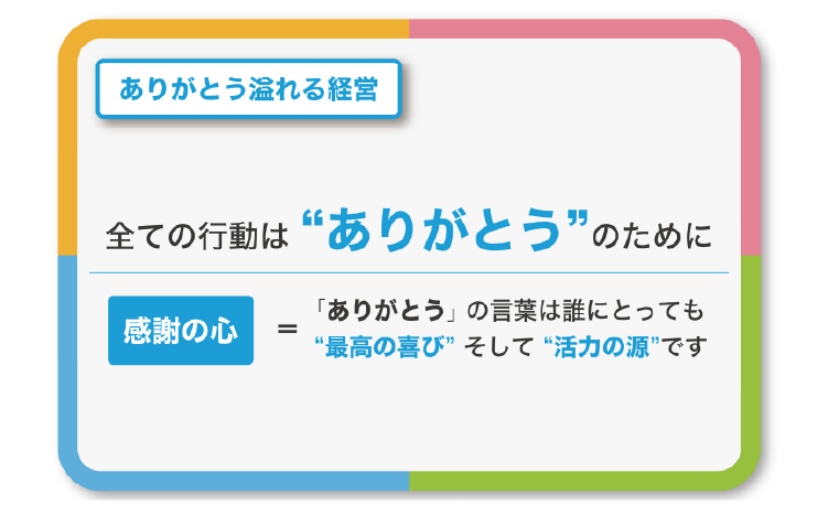 ありがとう溢れる経営