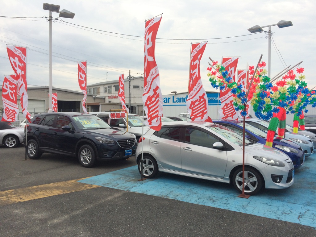 中古車もたくさんご用意してます