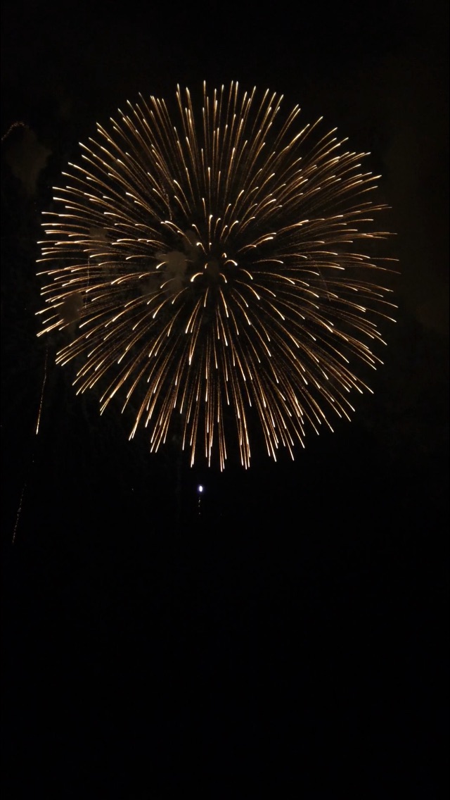 先日　萩の花火大会に行ってきました