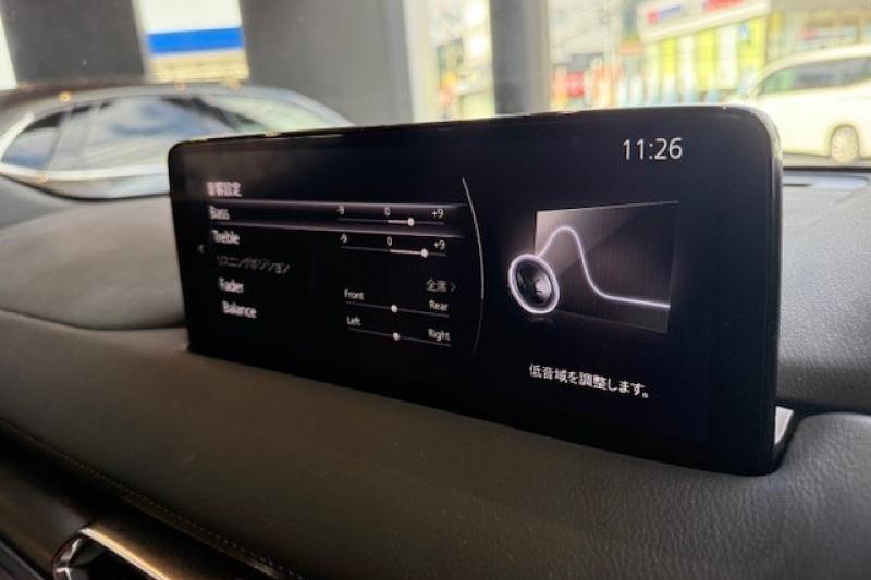音響の設定も可能です